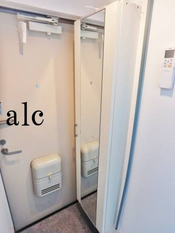 Stage中野Ⅱ(ステージ中野 Ⅱ)の玄関|姿見鏡付きシューズボックス