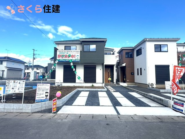 いろどりアイタウン栃木市平柳町３丁目22-P2　8号棟の駐車場|（8号棟）カースペース２台可能です。