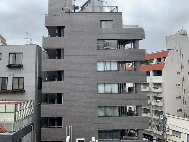 港区麻布十番３丁目の賃貸マンションの外観パース| 