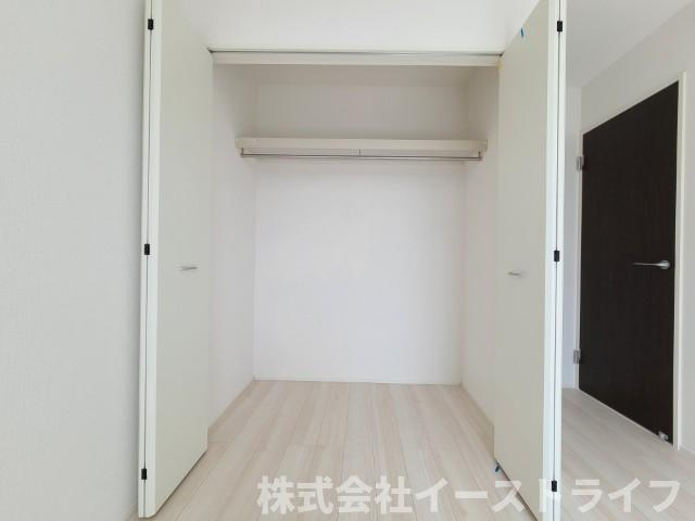 【新築戸建】　いわき市錦町花ノ井3期の収納|2号棟写真　収納スペースです