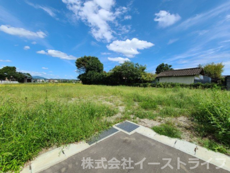 【新築戸建】　【オール電化】　いわき市錦町花ノ井3期　全5棟の前面道路含む現地写真|4,5号棟区画写真（9月末現在）