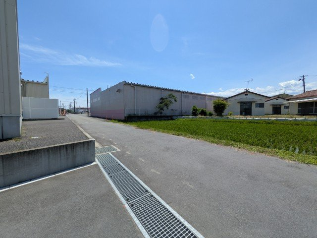 【新築戸建】　いわき市錦町花ノ井3期の前面道路含む現地写真|西側4.35ｍ公道