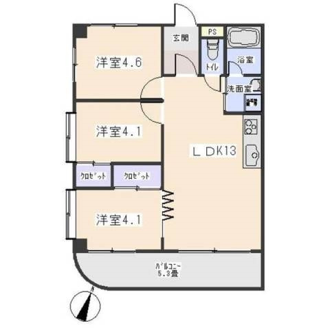 ジャンティの間取り