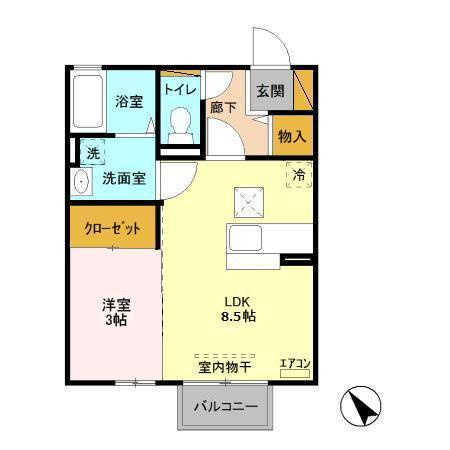 サングリエBの間取り