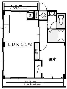 サンコーポ中丸子の間取り|間取りです。