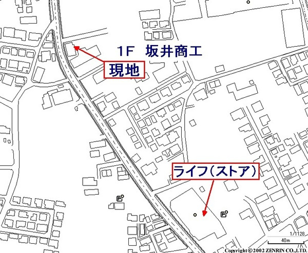 コーポさかいの地図