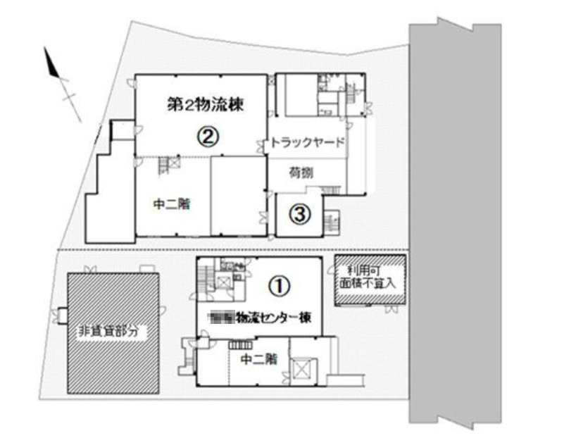 日野市新町５丁目の倉庫の間取り|賃貸①部分