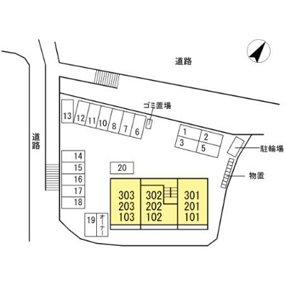 【区画図】 | エリタージュ・Ｋ