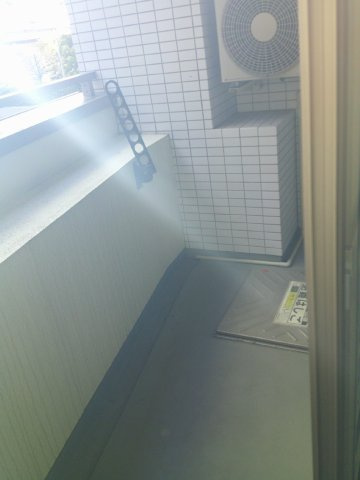 大阪市中央区今橋１丁目の賃貸マンションのバルコニー