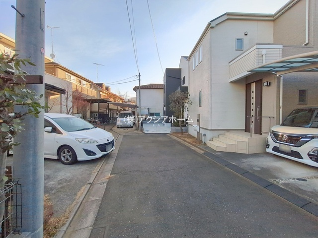 所沢市北中1丁目・全1棟　新築一戸建　～LDK18帖～の前面道路含む現地写真|2026年1月15日撮影