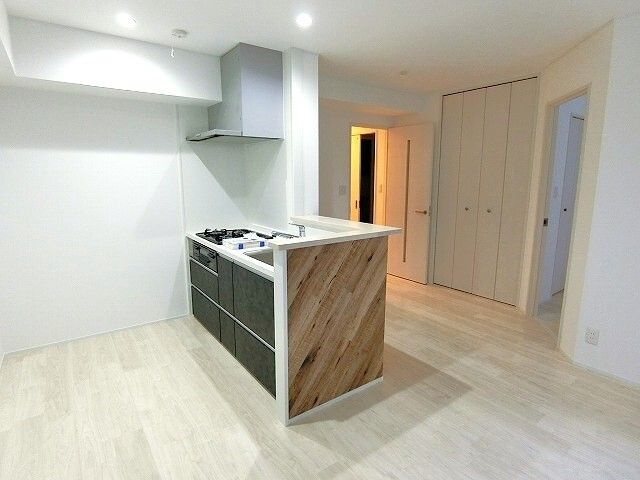 パステル・ブランのキッチン