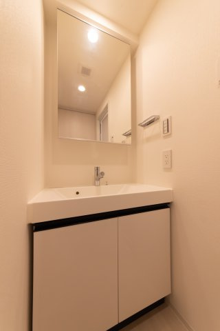 プラウドフラット浅草トレサージュの独立洗面台