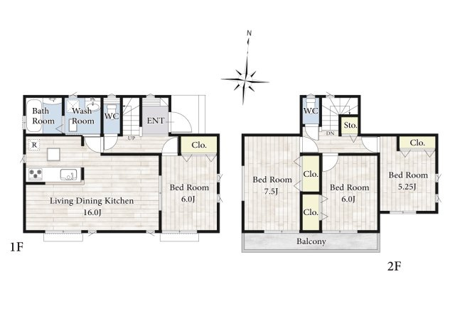 【間取り】 | 5期1号棟陽の光をたっぷりと浴びながら気持ち良く生活が出来ます。夢のマイホーム、夢ではなく実現出来ます！見学・ご相談等、お気軽にご連絡下さい。
