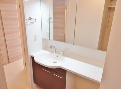 【洗面所】 | D-room椿 | 洗髪洗面化粧台