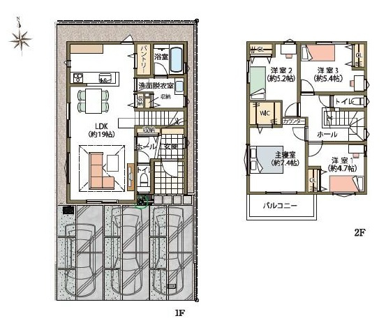 岡崎市稲熊町　新築分譲住宅　全2棟　2号棟