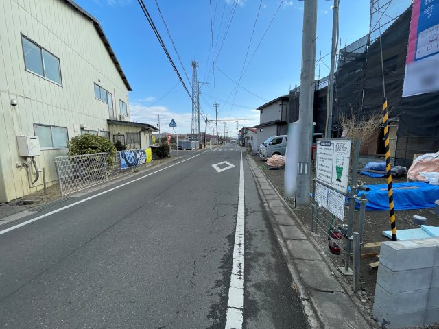 新築戸建・新築建売　本宮市仁井田字糀壇【耐震+制震】五百川小・本宮二中の前面道路含む現地写真