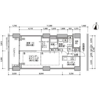 【間取り】 | 東雲キャナルコートCODAN16号棟