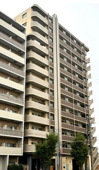 ダイアパレス川崎浜町（川崎市川崎区浜町）の外観|新規内装リノベーション　3LDK+WIC　2003年3月築　駅徒歩14分　最上階　通風良好　ポーチ付き　