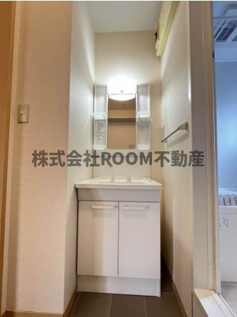 グリーンゲーブルス参番館の洗面所|広い洗面スペース