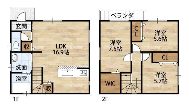 シアラ塩屋IV・デザイナーズ戸建賃貸・95072