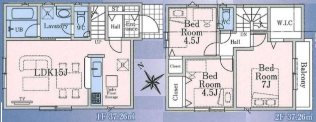 東久留米市滝山第11　全3棟　1号棟