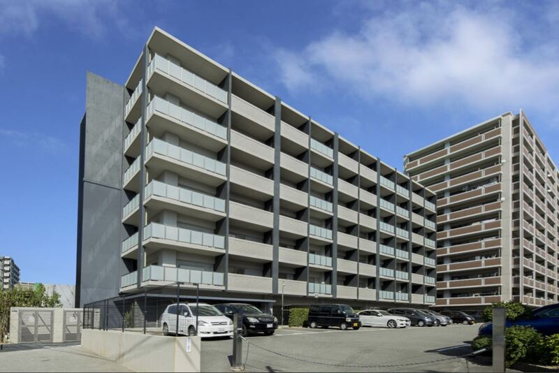 福岡市博多区吉塚６丁目の賃貸マンションの外観パース