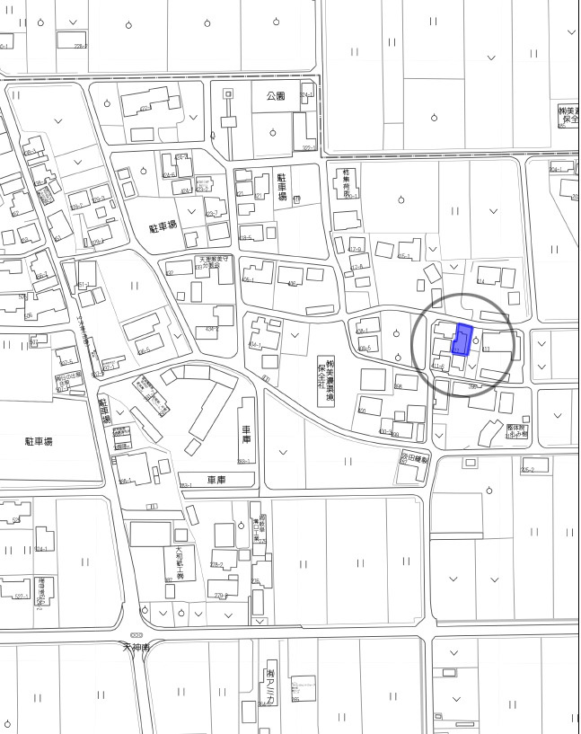 リフォーム住宅　仏生寺の地図