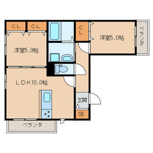サリーチェ城南の間取り