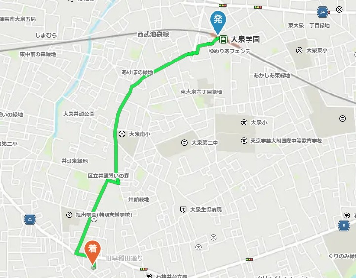 明風館の地図