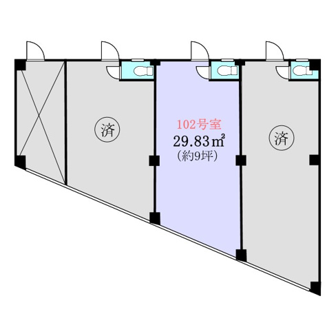 【間取り】 | 第二末廣ビル
