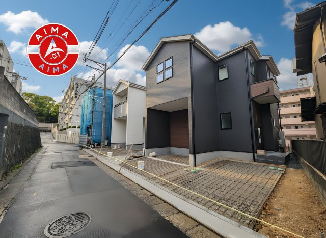 福岡市中央区笹丘1丁目第3-3棟（2号棟）の前面道路含む現地写真|見学の時間などお気軽にお問い合わせ下さい。
