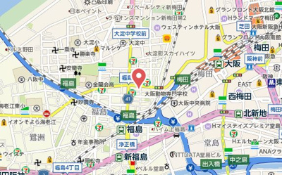 【地図】 | リリィベル梅田西