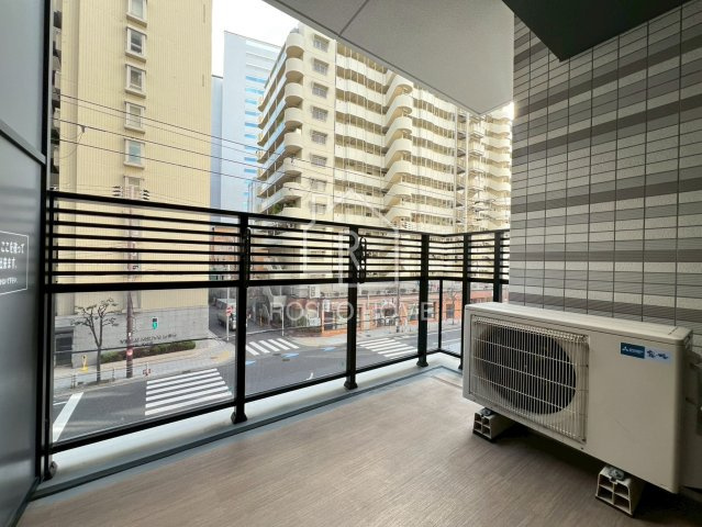 クレストコート靭公園のバルコニー