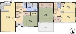 緑区梅里貸家の間取り