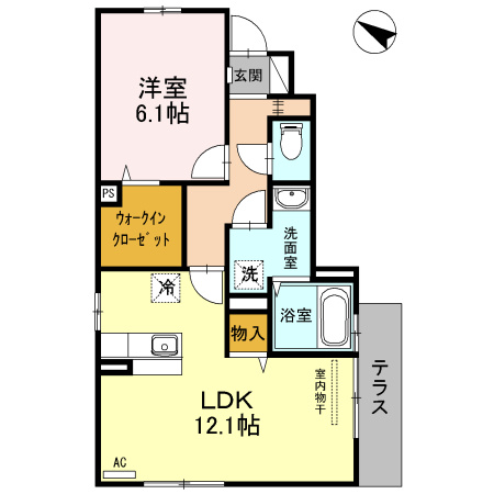 ルミエールＨＩＲＯの間取り