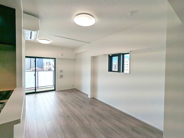 S-RESIDENCE ASAKUSA ディバースの内装|リビングと4.5帖洋室、リビングにエアコン・照明・収納付き、カウンターキッチン、角部屋、インターネットWi-Fi無料、ペット可