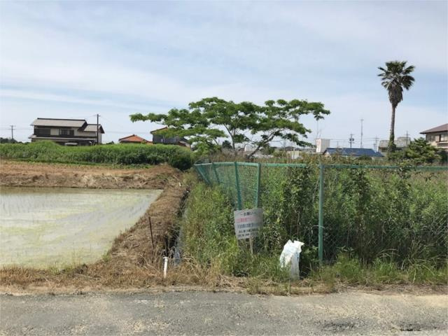売地　豊橋市杉山町字天津前の外観|現地：南西側境界付近
