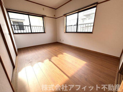 【寝室】 | 三谷ハイツ | 北側の洋室6帖