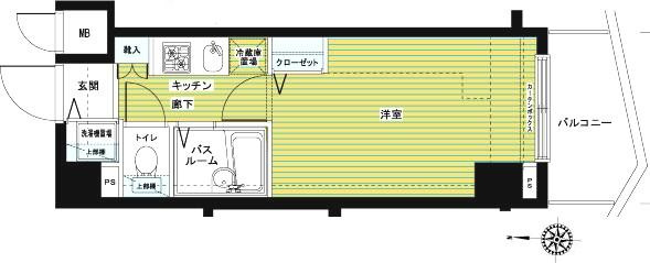 新品家具付きマンション碑文谷9(KaGood東京)の間取り|※間取りと異なる場合は現状を優先します。