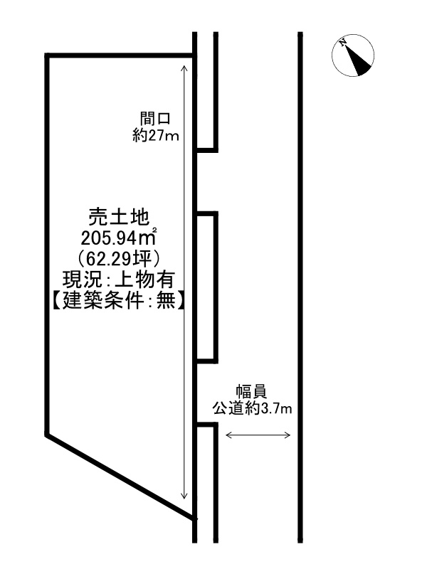 姫路市町坪/売土地の土地図