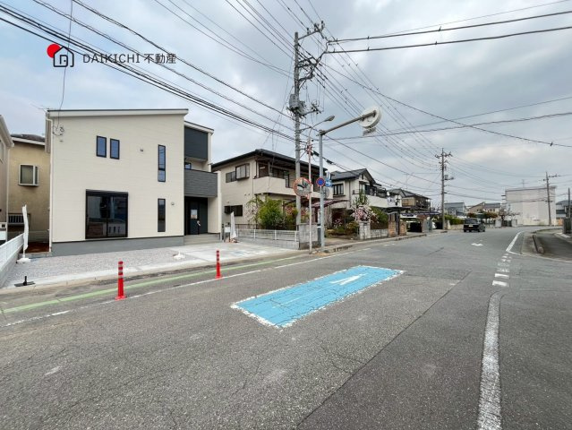 【前面道路含む現地写真】 | 鴻巣市鴻巣第2　新築戸建　全3棟　3号棟
