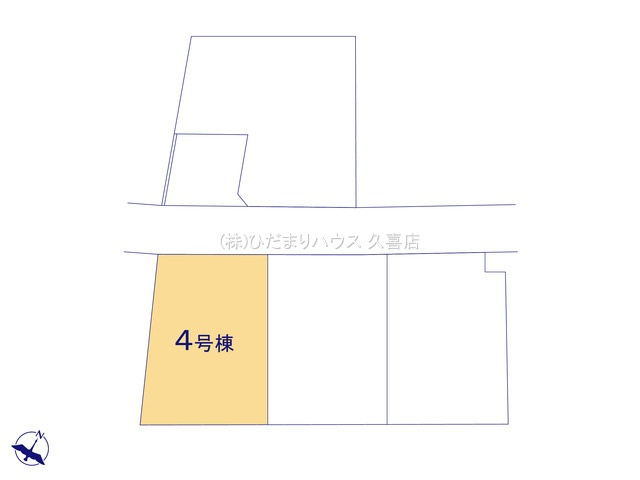 久喜栗橋東第2　新築一戸建て　04　リーブルガーデンの区画図|全4棟