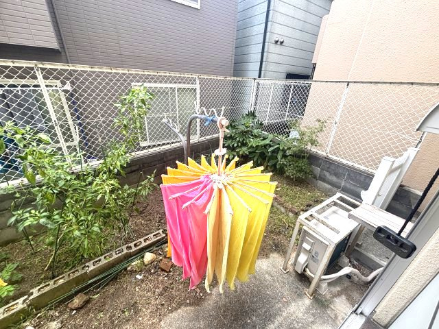 ロイヤル住吉のバルコニー