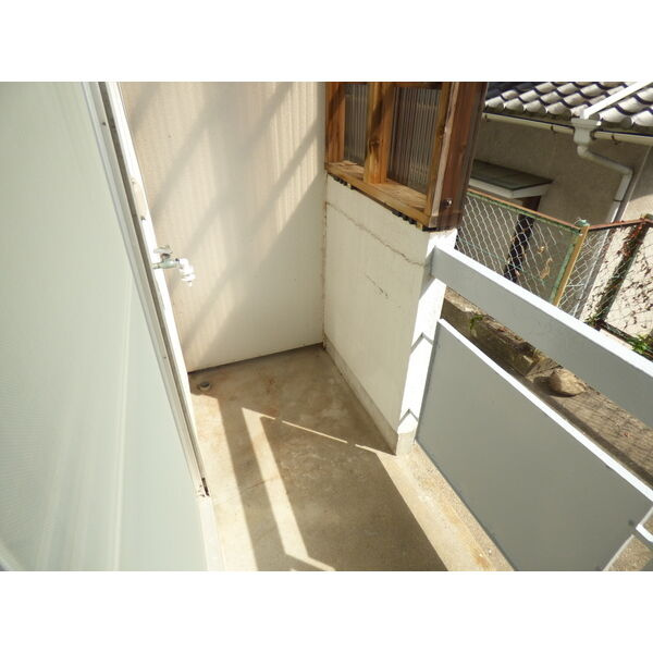 新わかば苑のバルコニー