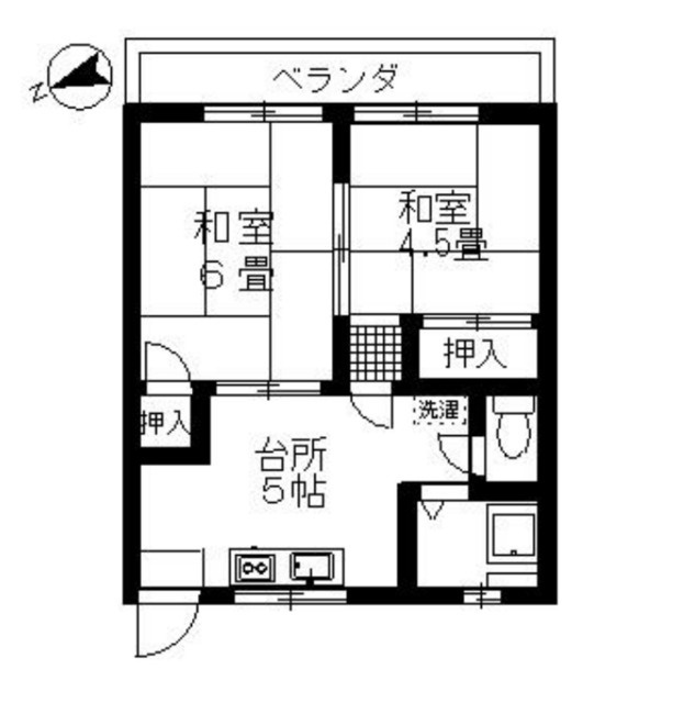 １０３号室は図面左右反転です。