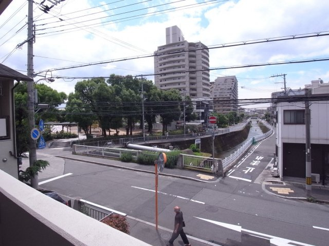 アイテラス甲南のバルコニー