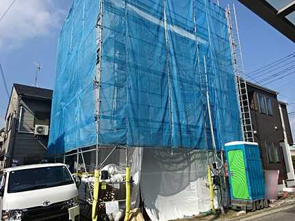 広島市南区宇品御幸４丁目の前面道路含む現地写真