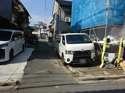 広島市南区宇品御幸４丁目の前面道路含む現地写真