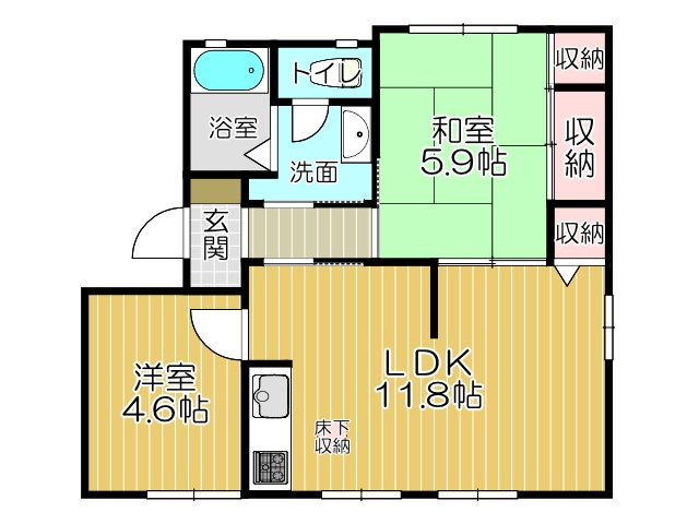 アクシス塔野の間取り