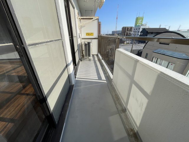 日建茂原マンションのバルコニー